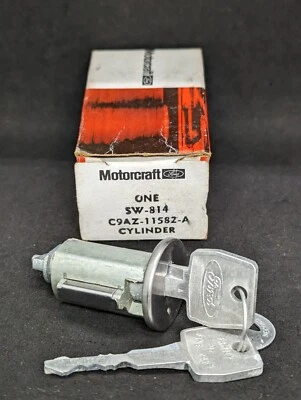 $54.99 • Buy Nos 67-69 Cougar Mustang 65-69 Thunderbird Galaxie Ignition Lock Cylinder & Keys