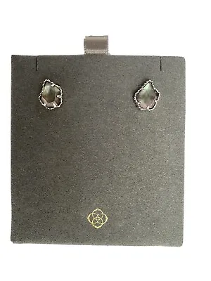 Kendra Scott Tessa Stud Earrings In Black Pearl • £30