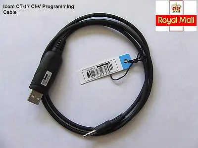 Icom CT-17 CI-V CAT Cable For IC 756 IC-756pro IC756proII IC-756 Pro II III • £14.99