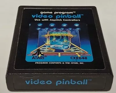 Video Pinball  ~ Atari 2600 Game Tested Works Rare Vintage Retro  • $4.99