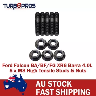 High Tensile Turbo To Dump Pipe Stud Kit For Ford Falcon XR6 BA/BF/FG Barra • $25