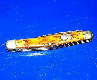 $8 • Buy Very Old  BELKNAP / HDW. / & MFG. CO.  Bone Handled Knife For Parts Or Repair