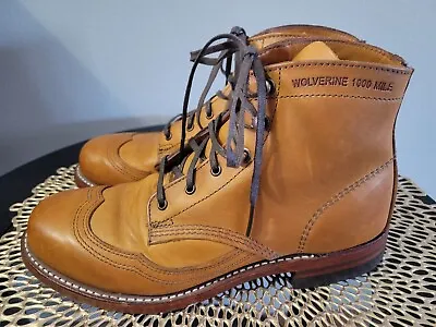 Wolverine 1000 Mile Boots US Size 6 Womens Brown Addison  • £97.31
