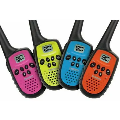 $76.20 • Buy Uniden Radio Walkie Talkies 4pcs UHF 80 Channel Handheld 2 Way Hand Held Compact