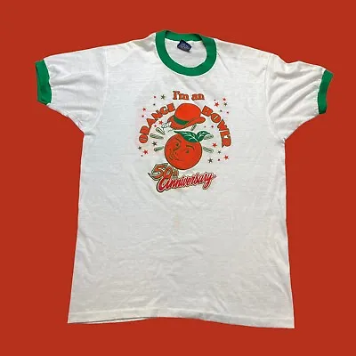 Vintage Miami Hurricanes Orange Bowl 50th Anniversary T-Shirt Adult Sz XL NCAA • $100