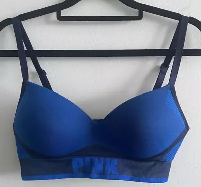 Victoria’s Secret (Pink) Blue Sports Bra - Size M • $29.90