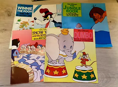 £10 • Buy Vintage Walt Disney Stories Read Along Replacement Books No Cassettes