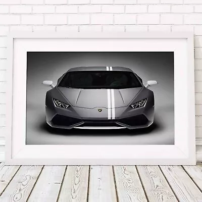LAMBORGHINI HURACAN - Car Poster Picture Print Sizes A5 To A0 **FREE DELIVERY** • $21.95