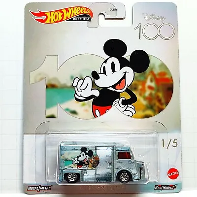 Hot Wheels Premium Disney 100 Mickey Mouse Citroen Type H 2023 Pop Culture #1/5 • $15.99