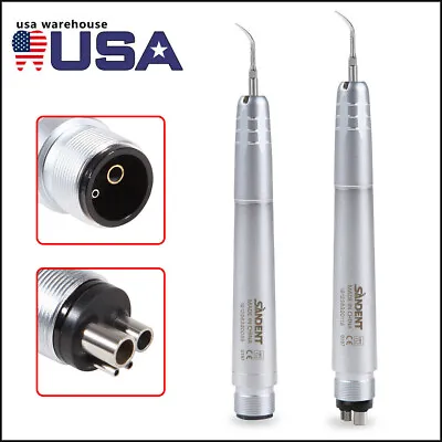 USA Dental Ultrasonic Air Perio Scaler Handpiece Hygienist 2 & 4-Holes 3 Tips CE • $20.99