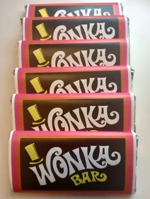 Willy Wonka Chocolate Bar W/Golden Ticket (Chocolate Included) (1 Bar W/Order) • $9.75