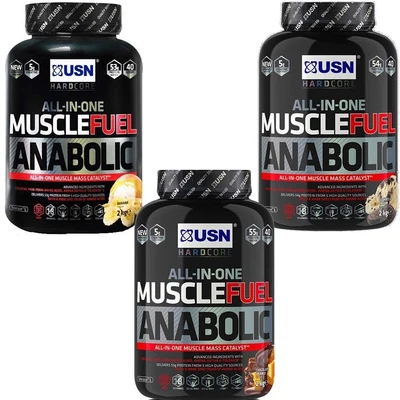 £40.99 • Buy USN Muscle Fuel Anabolic All-In-One Protein Powder 2KG All Flavours F&F Delivery