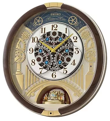 Seiko Melodies In Motion Clock 2020(QXM386BRHZ)17.5 X16 X4  13 Swarovski Crystal • $74.90