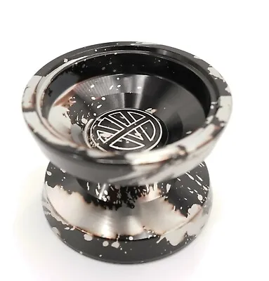Unresponsive Aluminum CNC Yoyo Trick Magic Anodized Yo-yo Metal Silver Splash • $19.99