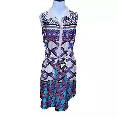 W118 By Walter Baker Geometric Tribal Print Dress Size Small • $25