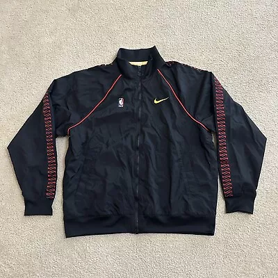 Miami Heat Nike Jacket Men's XL Black Windbreaker NBA 75th Anniversary Full Zip • $39.99