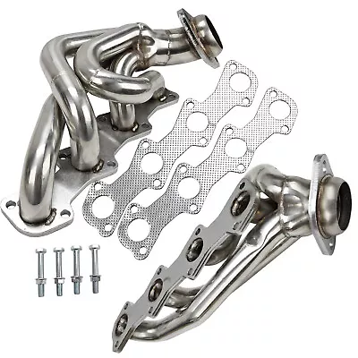 🔥Manifold Headers Fit Ford F150 F250 Expedition 1997-2003 2002 5.4L V8 Shorty • $127.92