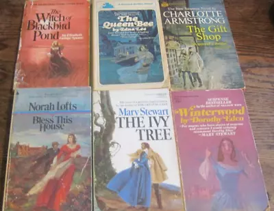 1970s Gothic Romance Lot Of 6 Pbks-ivy Tree/winterwood/gift Shop/witch Backbird • $10.99