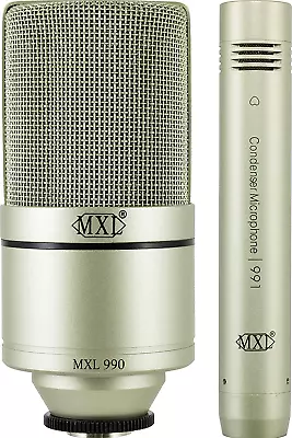 990/991 Large And Small Diaphragm Condenser Microphone Bundle • $198.92