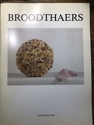 Marcel Broodthaers Art Exhibit Catalogue Book ISY Brachot Paris Rare 1983 • $25