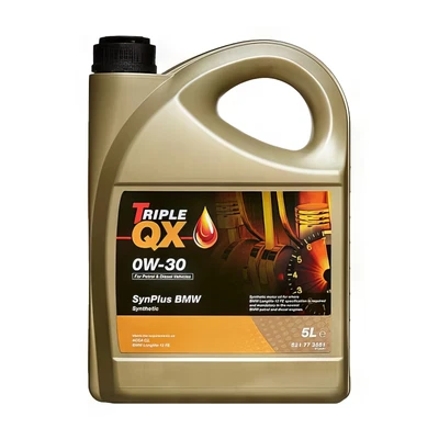 £30 • Buy Engine Oil Triple QX 0W30 SynPlus BMW 5L 5 Litre Part Semi Synthetic 521773551