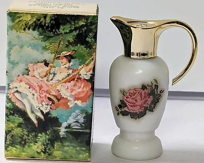 FULL BOTTLE AVON PARISIAN GARDEN MILK GLASS BOTTLE Sonnet Perfume In Box • $7.99