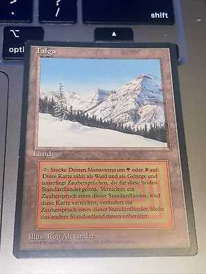 Taiga X1 Mtg Revised FBB German Foreign Black Border Nm • $850