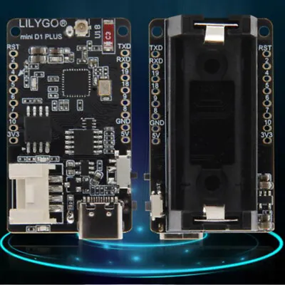 £10.12 • Buy T-OI PLUS RISC-V ESP32-C3 MCU Development Board Rechargeable Battery Holder GF