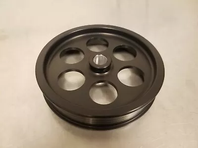 92-96 C4 Corvette LT1 Power Steering Pulley Billet Aluminum Black NEW • $179.99