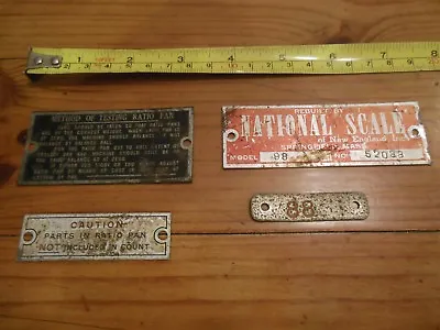 The National Computing And Weighing Machine Scale BADGEs 1917 • $15