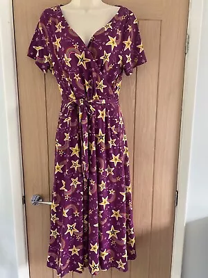 Popsy Clothing Journey Star Rainbow Midi Dress 12-14 • £15.99