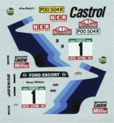 Ford Escort RS 1800 MKII - Winner Rally De Portugal 1979 - Hannu Mikkola - Decal • £11.25