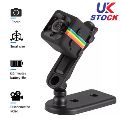 UK SQ11 1080P Sport Mini Monitor Concealed Camera Car DV Cam Video Recorder Cam • £11.99