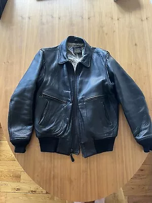 Cockpit G-2 Raider Black Leather Jacket Large • $300