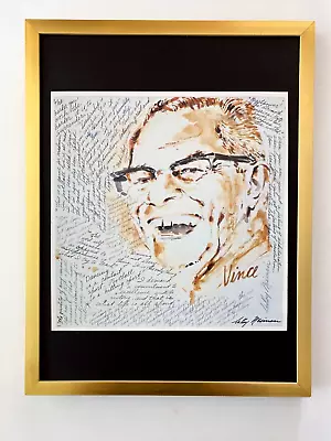 Leroy Neiman +  Vince Lombardi  + Circa 1970's + Signed Print Framed • $199