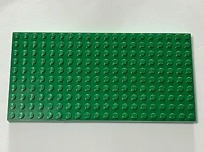 Lego Green  Brick 10 X 20  Bottom Tubes In Single Row  Part No: 700eD2 • $3
