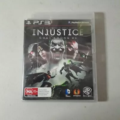 Injustice Gods Among Us Ps3 Playstation 3 Videogame Complete With Manual • $6