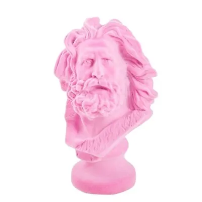 Candyfloss Pink Flock Marseillaise Bust - French Style Ornament Bold 17cm Small • £11.50