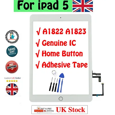 For IPad 6 7 8 9 Air 1 2 Mini 1 2 3 Touch Screen Replacement 100% OEM Digitizer • £13.99
