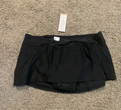 NWT! Liz Lange Maternity Black Swim Bathing Suit Skirt - Size Medium • $14.99