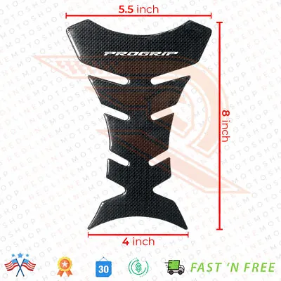 ProGrip Motorcycle Sports Bike Gas TANK PAD Carbon Cover Protector USA FAST SHIP • $9.95