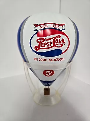 Vintage Pepsi Cola Die Cast Metal Hot Air Ballon Bank • $39.99