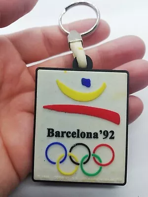 Vintage Barcelona 1992 Olympics Keyring Keychain • £3.99