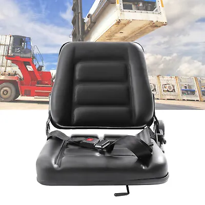 For Cark Cat Hyster Yale Toyota Mitsubishi Black Universal Parts Forklift Seat • $142
