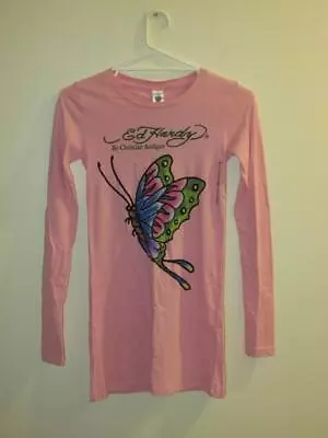 Ed Hardy - Ladies/teens - New With Tags - Long Sleeve Shirt - Size Xs • $65