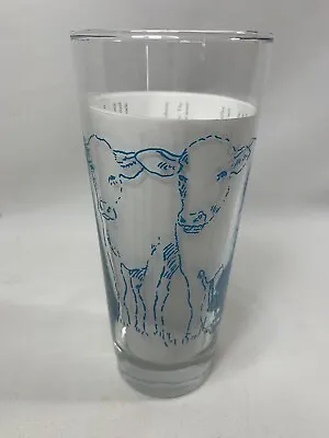 Ritzenhoff Milk Glass Limited Edition RARE Michael Graves Light Blue Cow Cows • $49