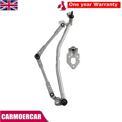 Front Windscreen Wiper Linkage Rhd Durable W/o Motor For Vw Polo Mk4 9n 2001 On • £25.88