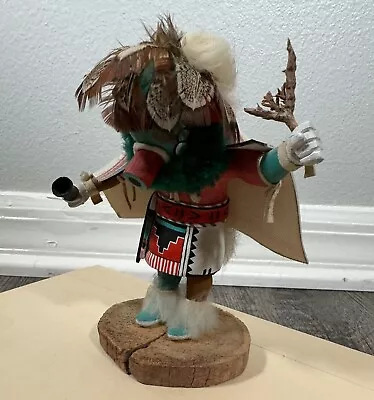 Morning Singer Kachina Doll Native American God Artist Signed Vintage 6.5” • $42