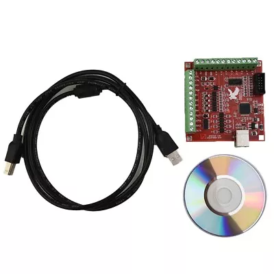 CNC USB MACH3 100Khz Breakout Board 4 Axis Interface Driver Motion-Controller • $15.46