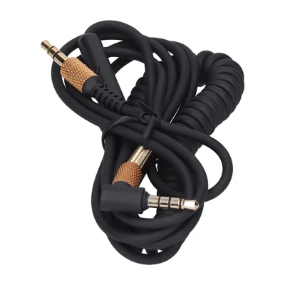 £9.86 • Buy Headphone 3.5mm Cable Headphone Coiled Cord Black Replacement High REL